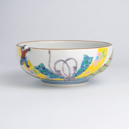 Small bowl- Ikkanjin"一閑人" Kochi"交趾" celebrate ribbon