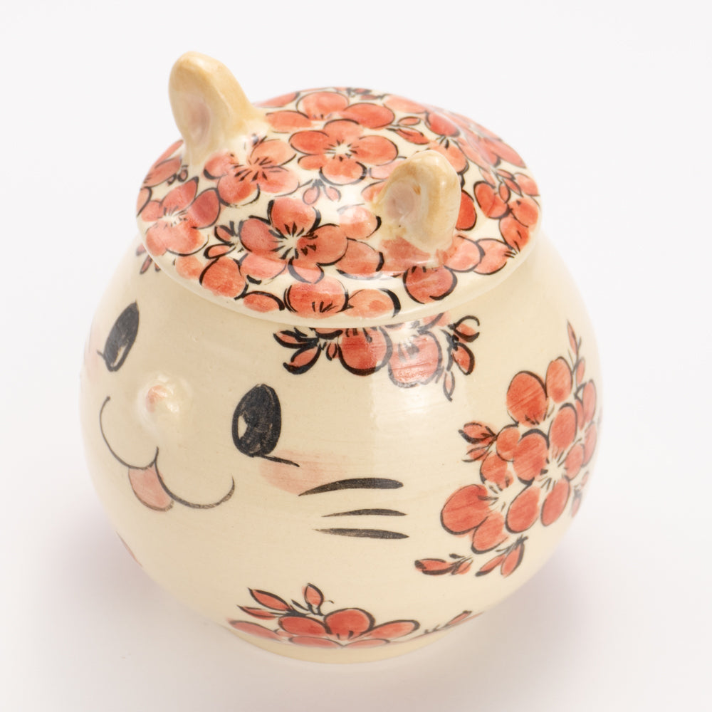 工房咲良 飾り壺 ねこちゃん|京焼・清水焼| – KOTOPOTTER