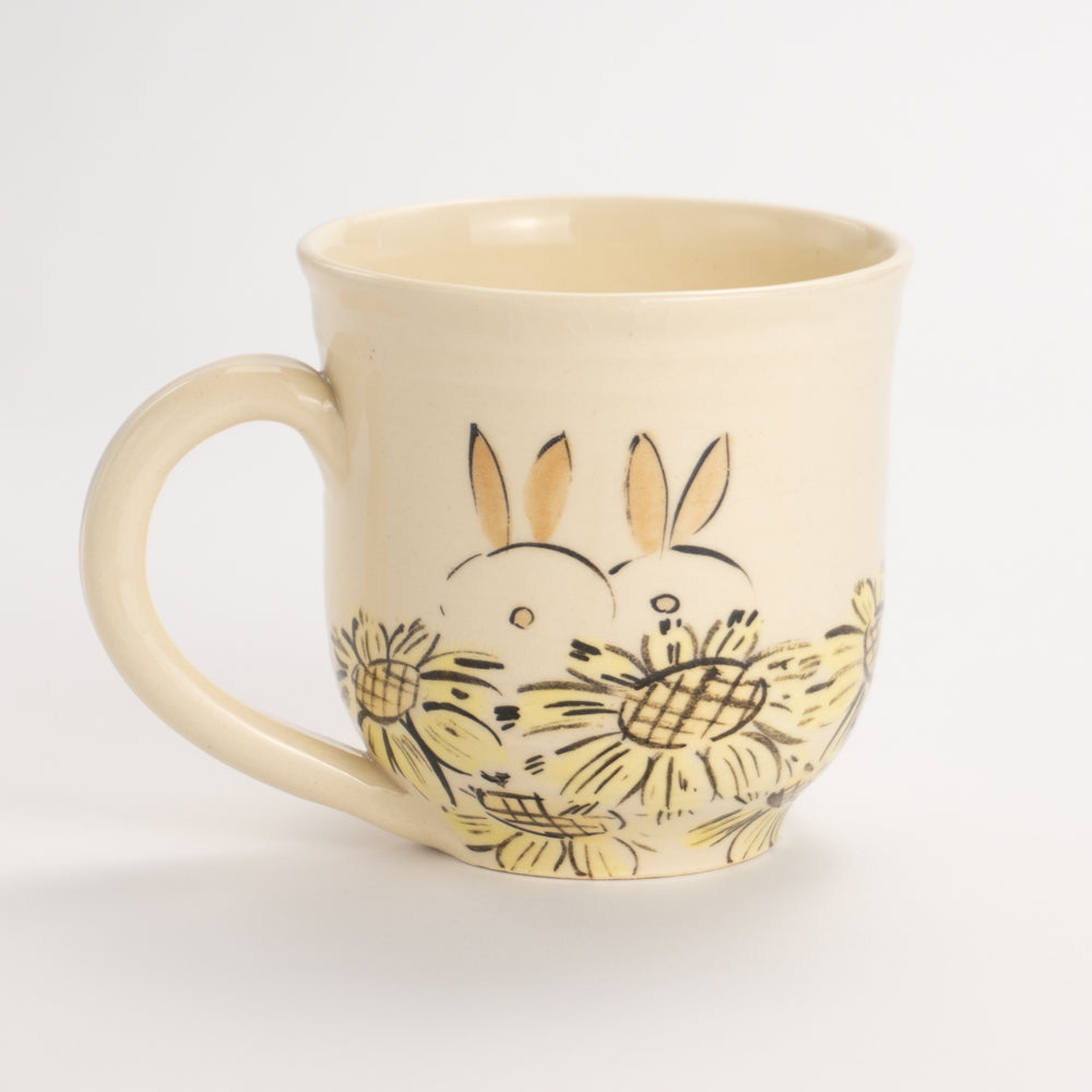 Mug -Friendly rabbits D