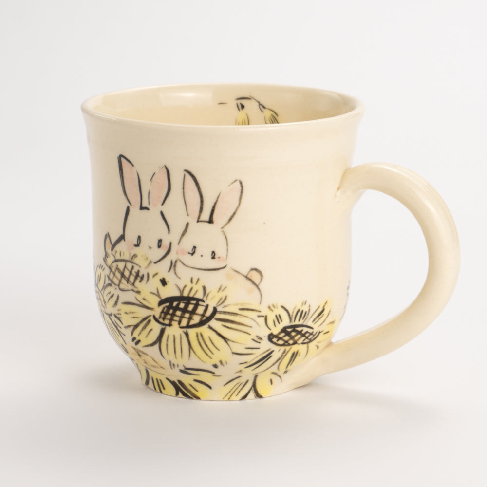 Mug -Friendly rabbits D