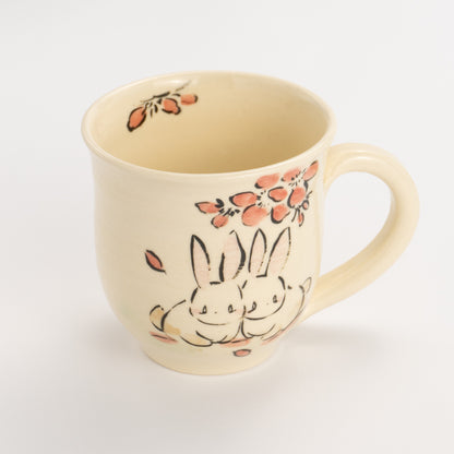 Mug -Friendly rabbits F