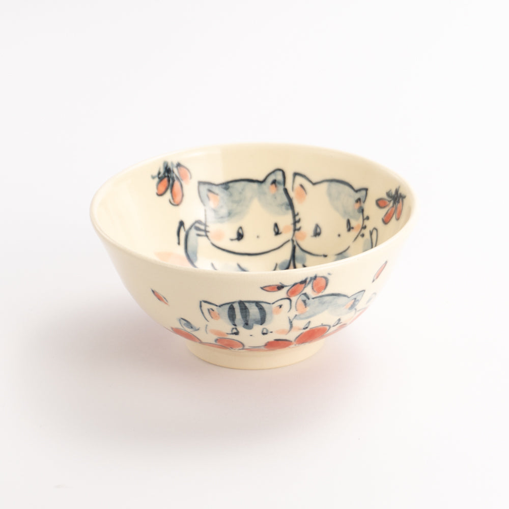 Rice bowl (small) -Friendly cat F