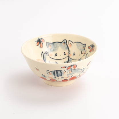 Rice bowl (small) -Friendly cat F