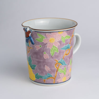 Mug -Purple base Kochi Ikkanjin  Fukiyose "交趾一閑人吹寄"