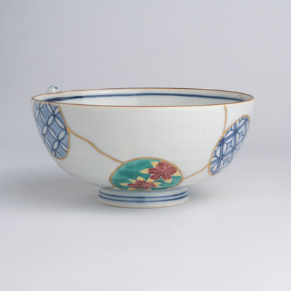 Rice bowl - Ikkanjin "一閑人"   Kintsugi "金継" imitation