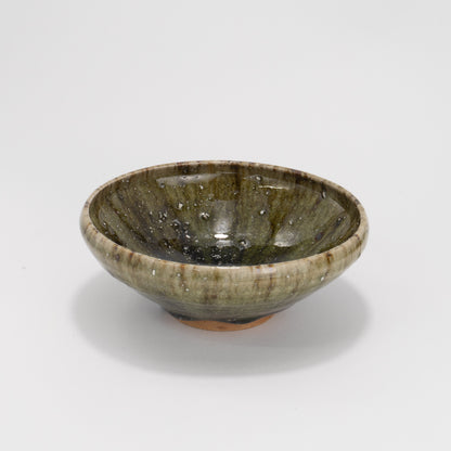 Small bowl -Kitayama"北山"cedar Ash glaze