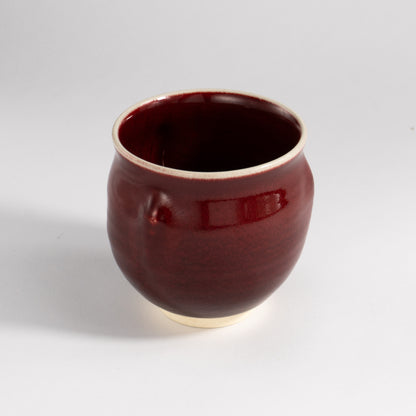 Teacup -Cinnabar glaze"辰砂" A