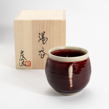 Teacup -Cinnabar glaze"辰砂" B