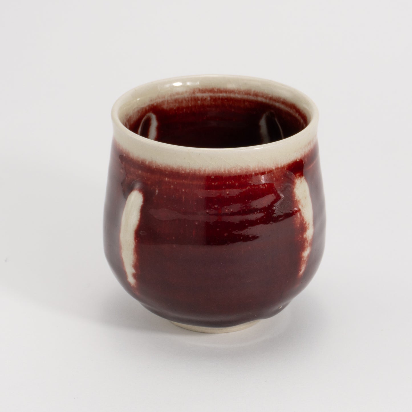 Teacup -Cinnabar glaze"辰砂" B