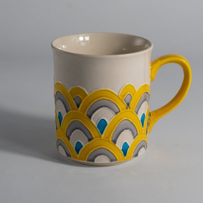 Mug -Sea Waves　 Yellow