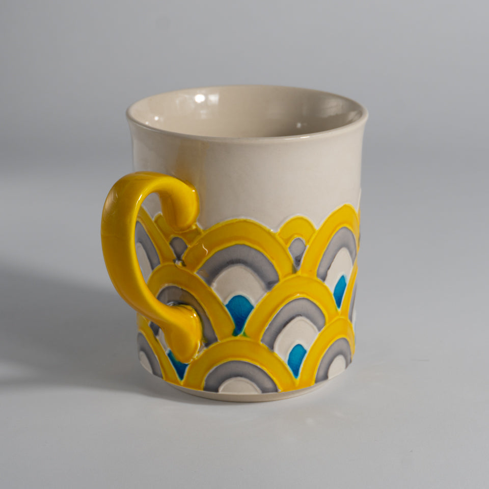 Mug -Sea Waves　 Yellow