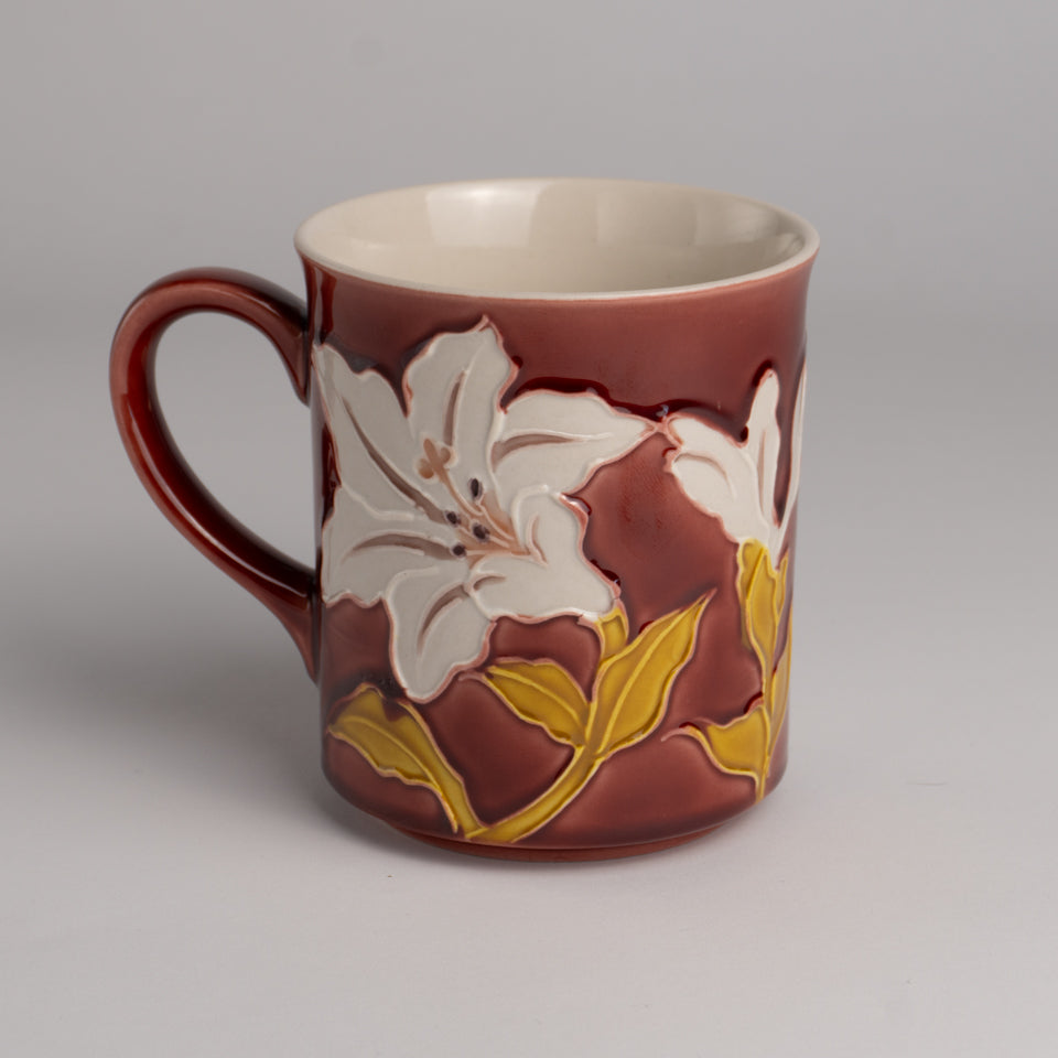 Mug -White Lily Yellow