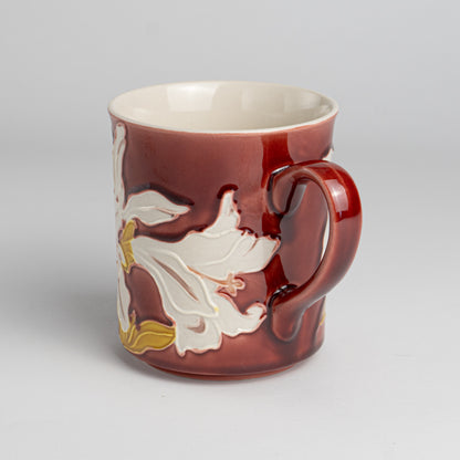 Mug -White Lily Yellow