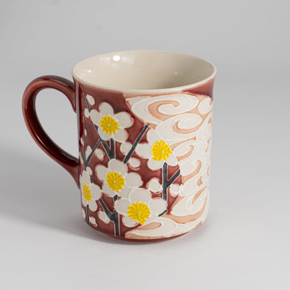 Mug -Plum and River wave Pink