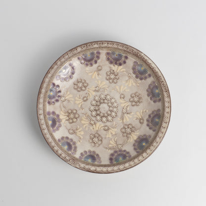 Small Plate Shisaikamon"紫彩華紋"  D