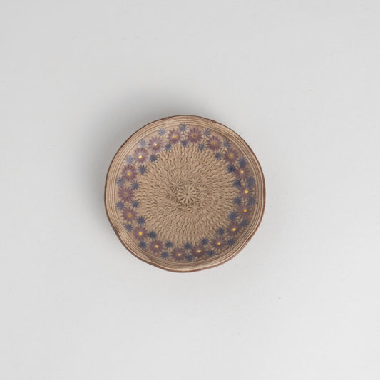 Tiny Plate Shisaikamon"紫彩華紋"  A