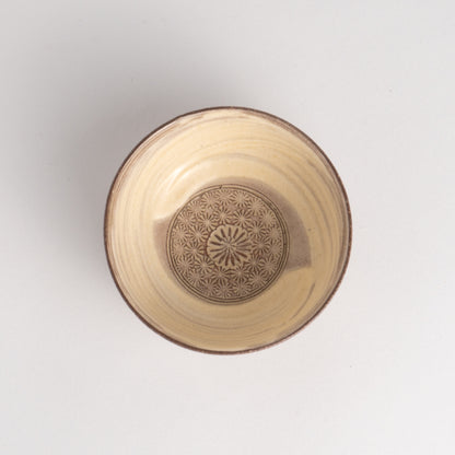 Sake cup Murasaki Mishima"紫三島"