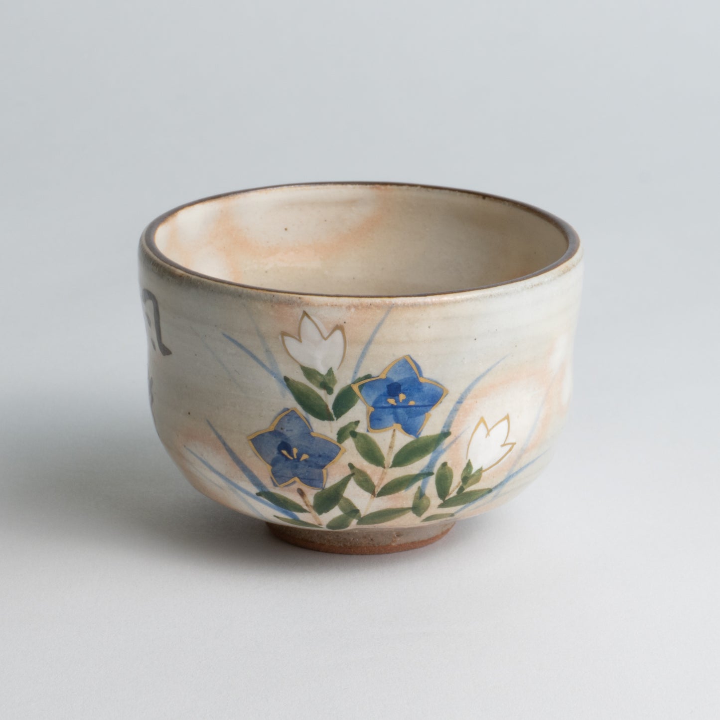 Small teabowl Waka "和歌"  Bellflower