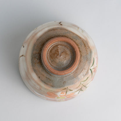 Small teabowl Waka "和歌"  Cosmos