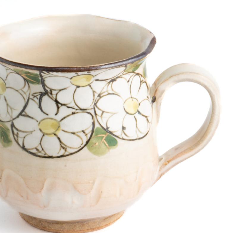 Mug-Chrysanthemum by Shunzan-Kiln