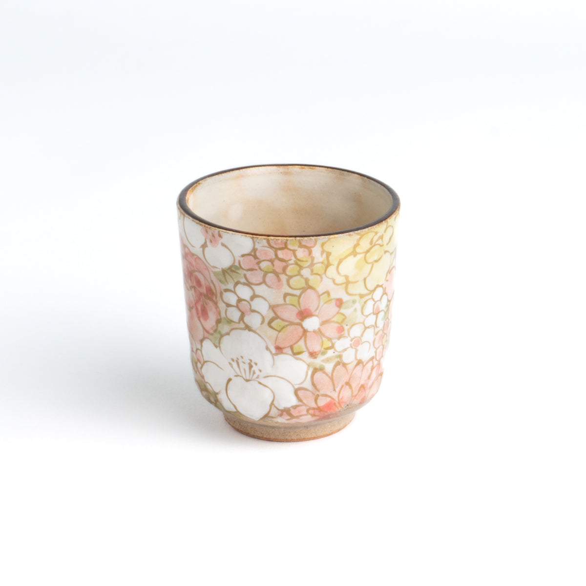 Sippy Cup - Flower Red by Shunzan-Kiln