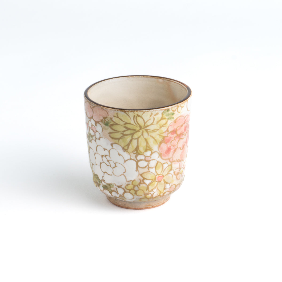 Sippy Cup - Flower Red by Shunzan-Kiln