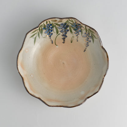 Flower edged bowl  - Wisteria