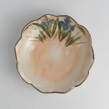 Flower edged bowl  -  Iris