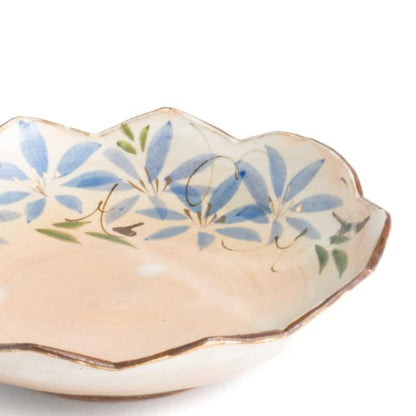 Flower edged bowl  -Tessen"鉄線" by Shunzan-Kiln