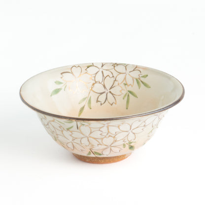 Rice bowl -Sakura by Shunzan-Kiln