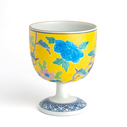 Goblet - Kochi Fukiyose "交趾吹寄"Yellow  by Shuhodo