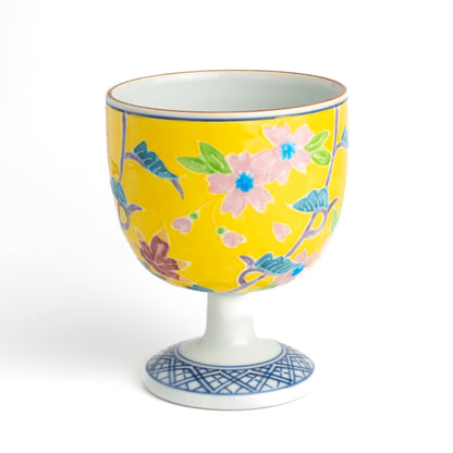 Goblet - Kochi Fukiyose "交趾吹寄"Yellow  by Shuhodo