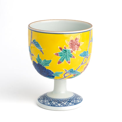 Goblet - Kochi Fukiyose "交趾吹寄"Yellow  by Shuhodo