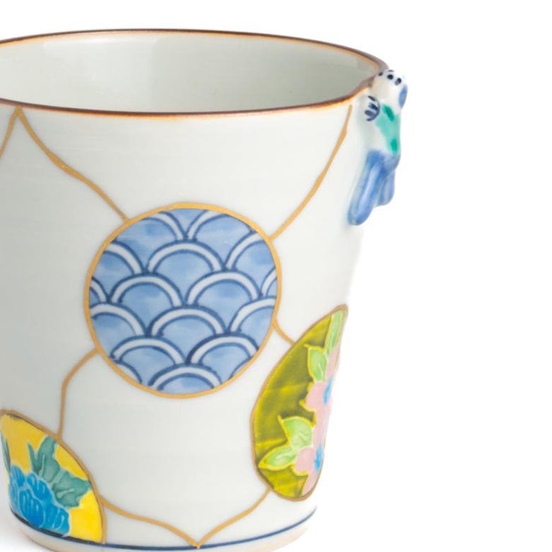 Tumbler -Kochi Ikkanjin"交趾一閑人" Kintsugi"金継" imitation, blue  by Shuhodo