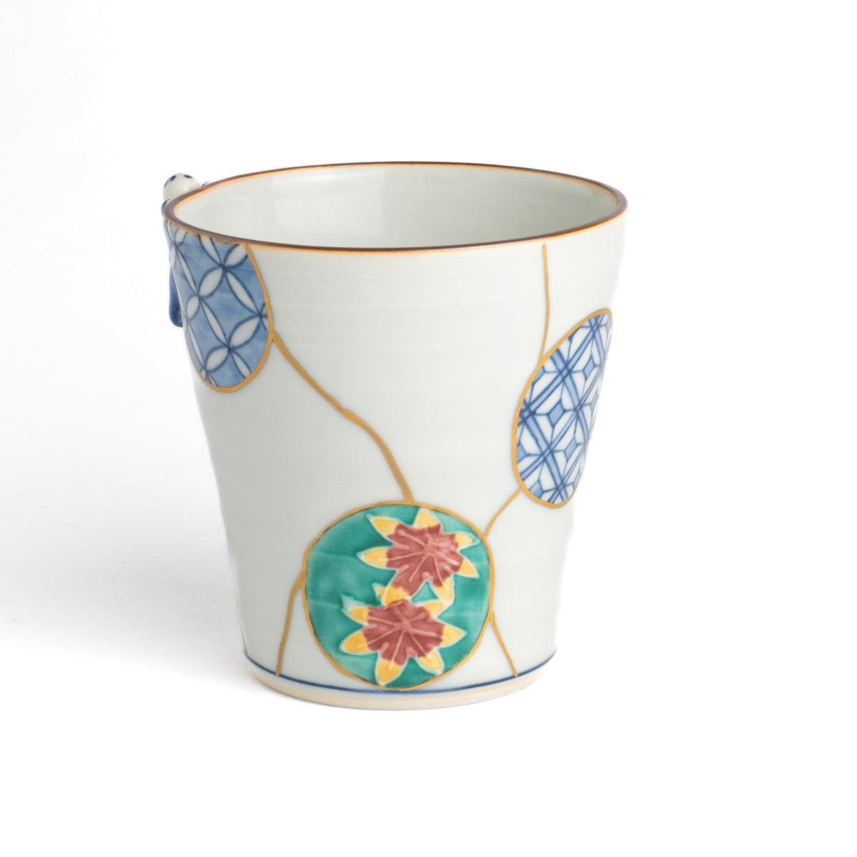 Tumbler -Kochi Ikkanjin"交趾一閑人" Kintsugi"金継" imitation, blue  by Shuhodo