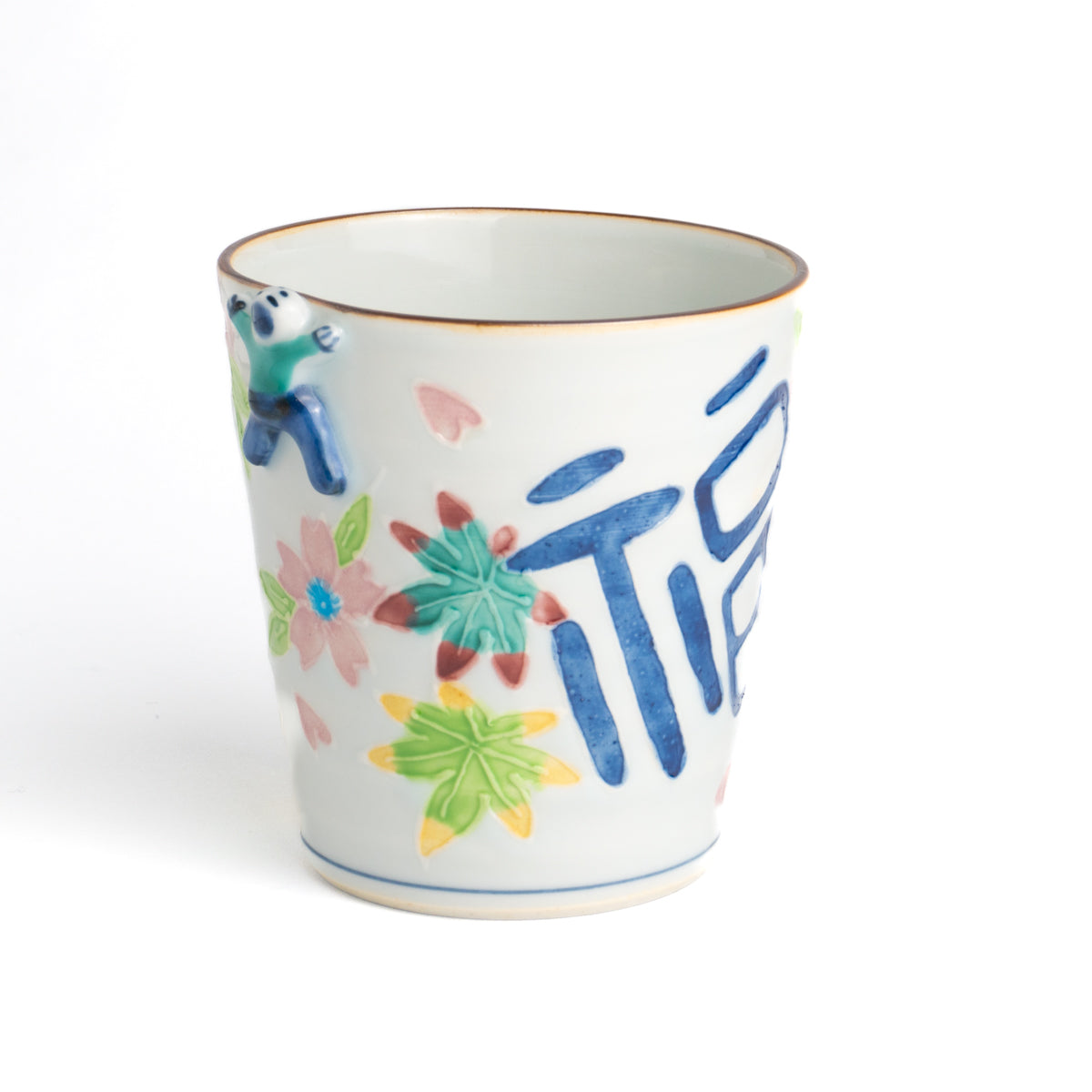 Tumbler -Kochi Ikkanjin"交趾一閑人" Kintsugi"金継" imitation, blue  by Shuhodo