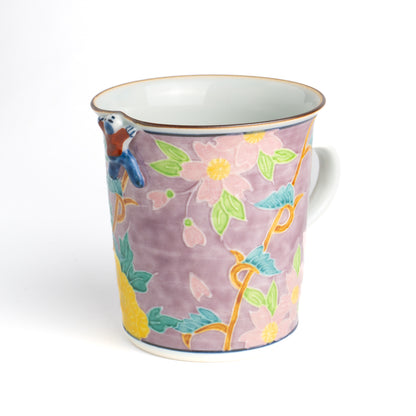 Mug -Purple base Kochi Ikkanjin  Fukiyose "交趾一閑人吹寄"  by Shuhodo