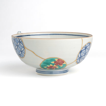 Rice bowl - Ikkanjin "一閑人"   Kintsugi "金継" imitation