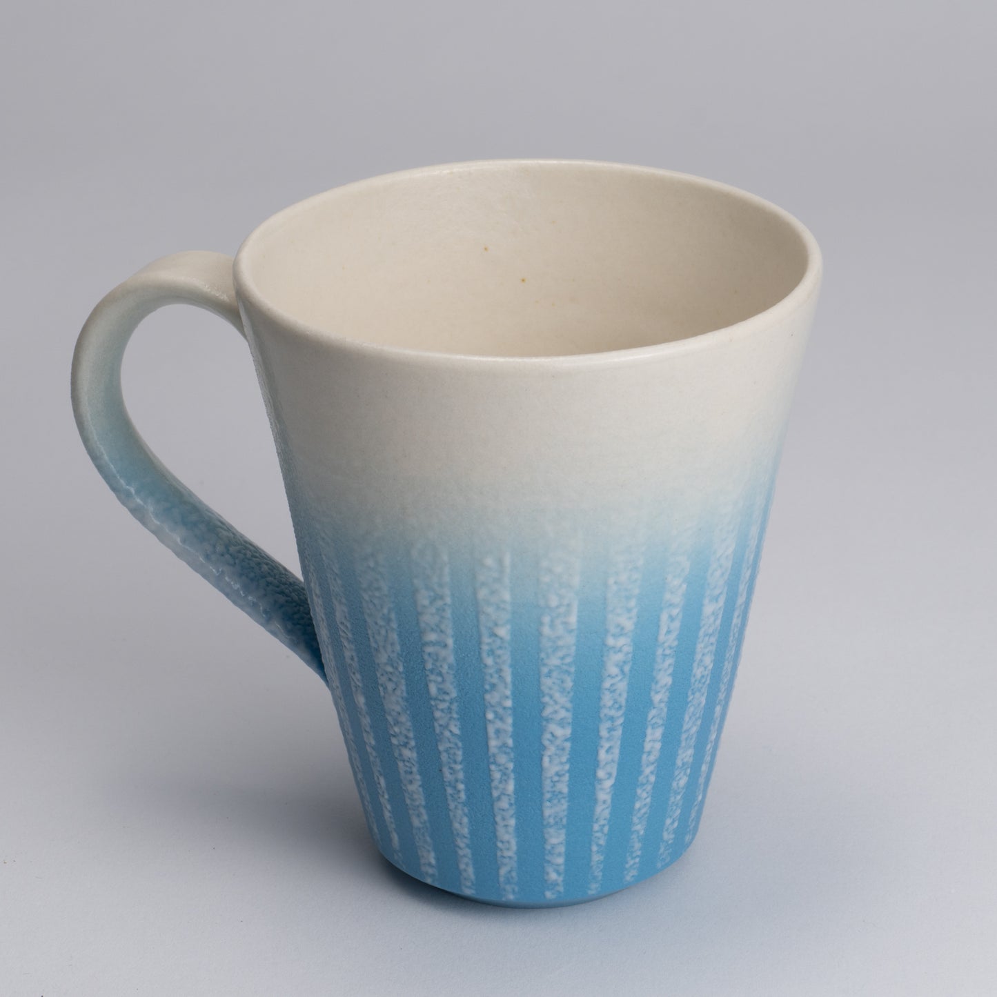 Mug -Glazed Mud Color  Sky Blue