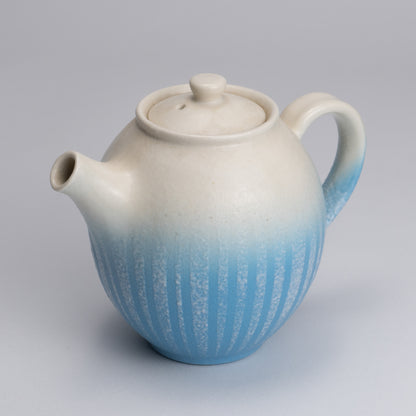 Teapot Glazed Muddy Sky Blue