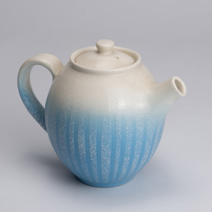 Teapot Glazed Muddy Sky Blue