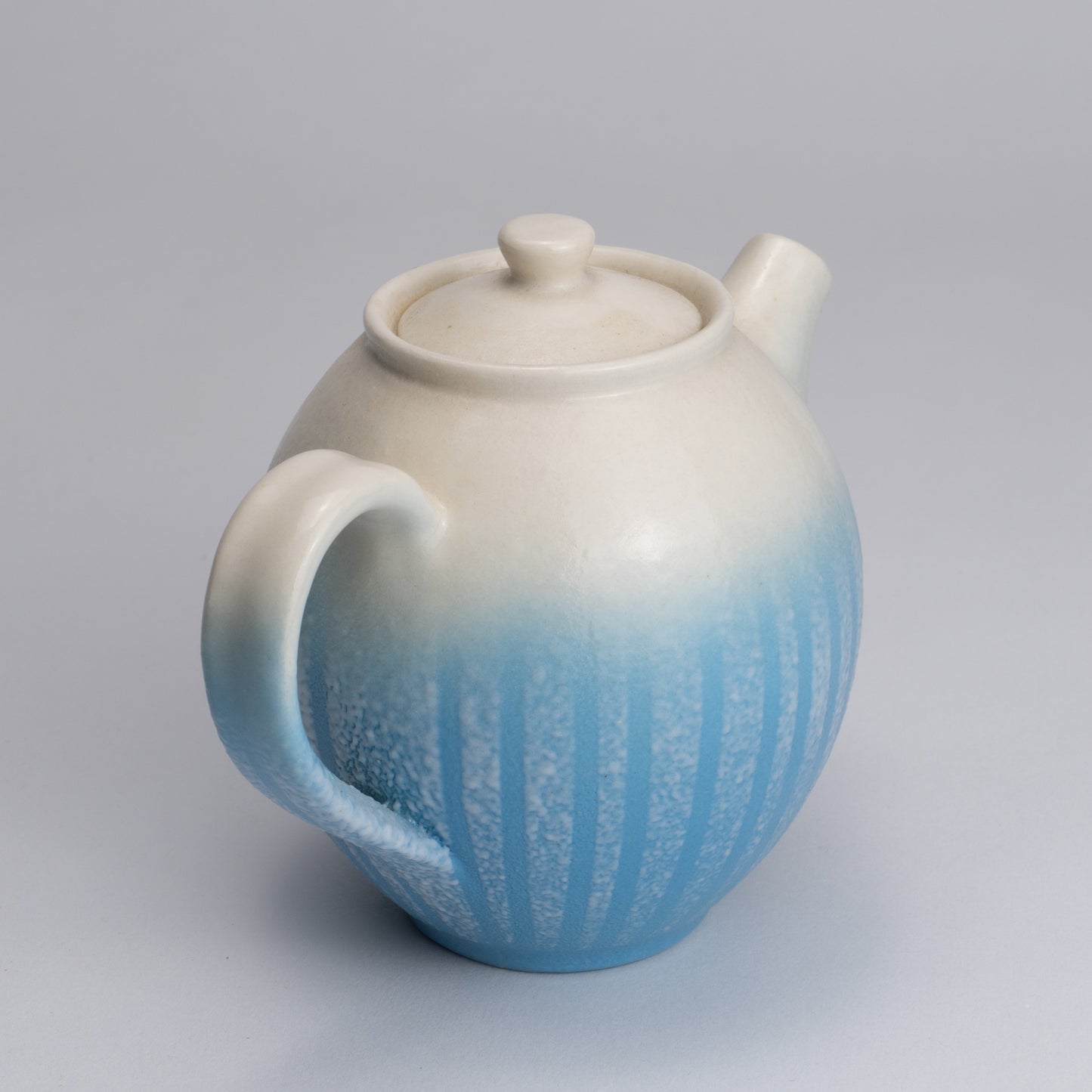 Teapot Glazed Muddy Sky Blue