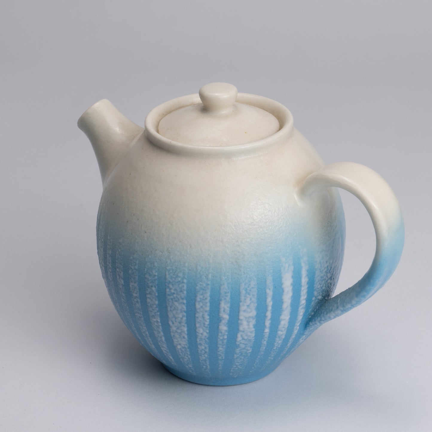 Teapot Glazed Muddy Sky Blue