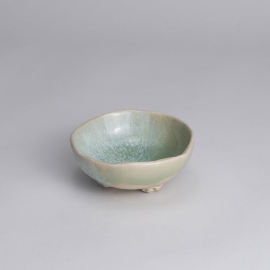 Small bowl with ash glaze