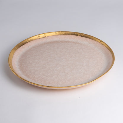 Side Plate- Tortoiseshell Crackle Pink