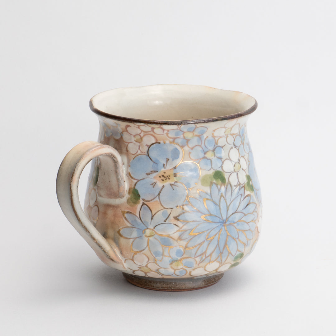 Mug -Flower Festival Blue