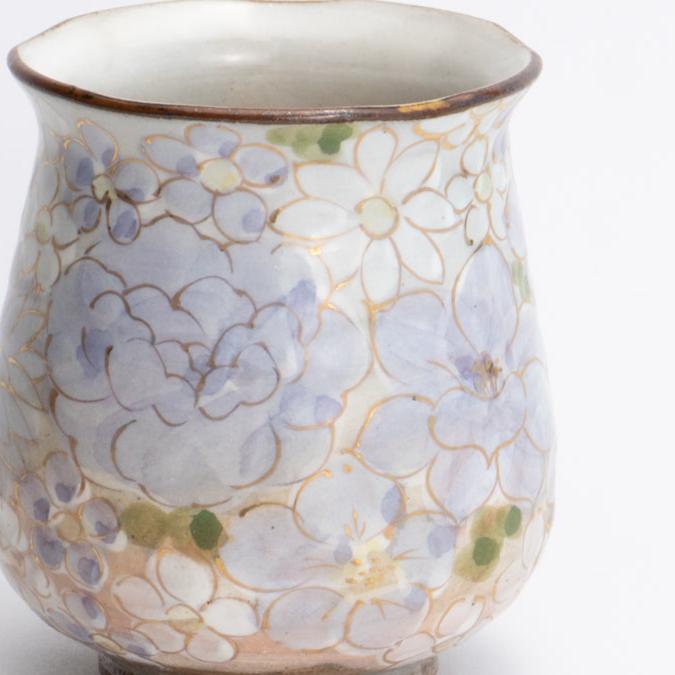 俊山窯 湯呑 花まつり 紫 |京焼・清水焼 通販コトポッター – KOTOPOTTER