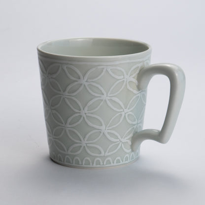 Mug -Shippou "七宝"  pure white