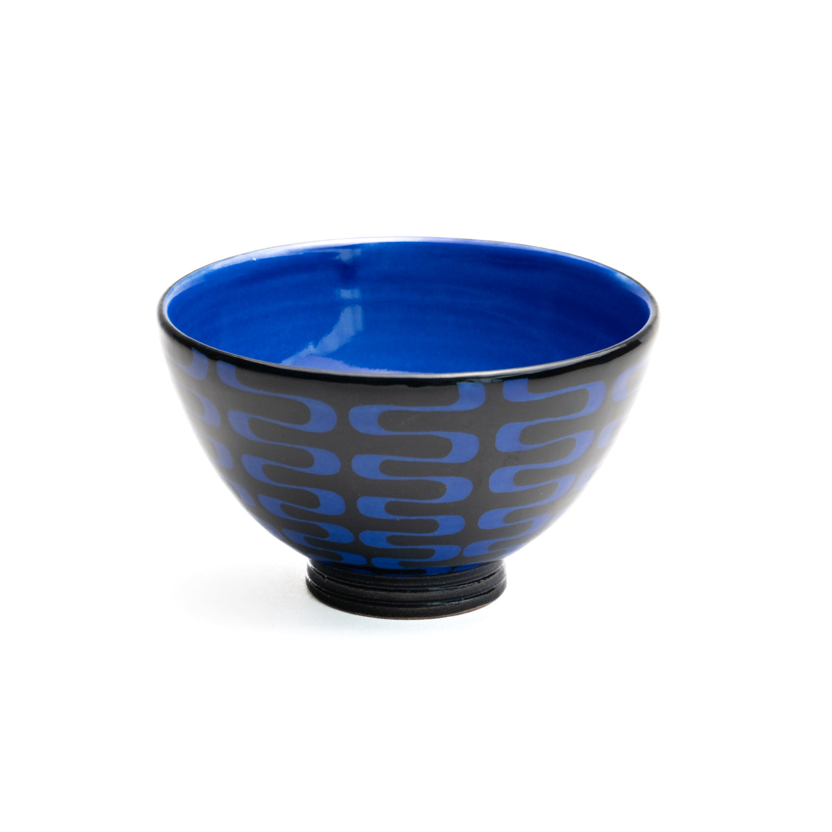 Rice bowl -AMI Cobalt blue by Takunobu Sawada