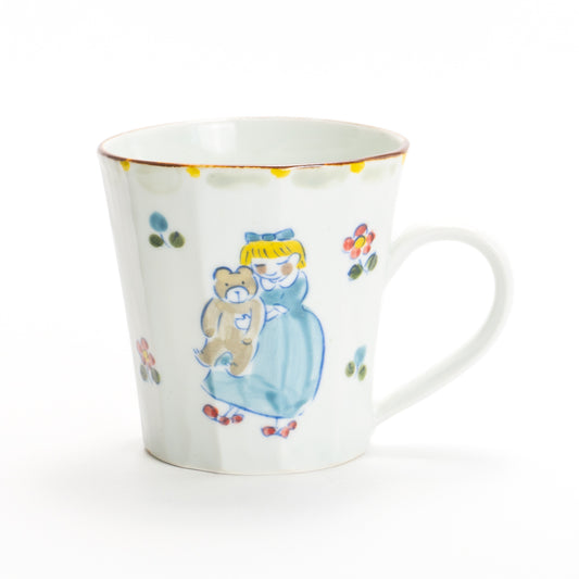 Mug -My favorite toy Blue by Tanaka-pottery